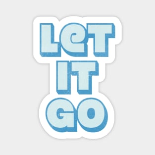 Let It Go Vintage Sticker
